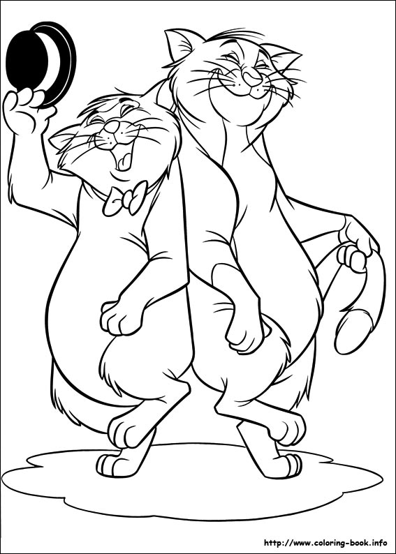 The Aristocats coloring picture